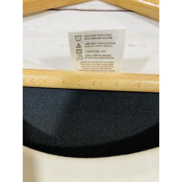 MLB Pittsburgh Pirates Womens Sleep Shirt Sz Medium Top Baseball Style Black - Picture 7 of 7